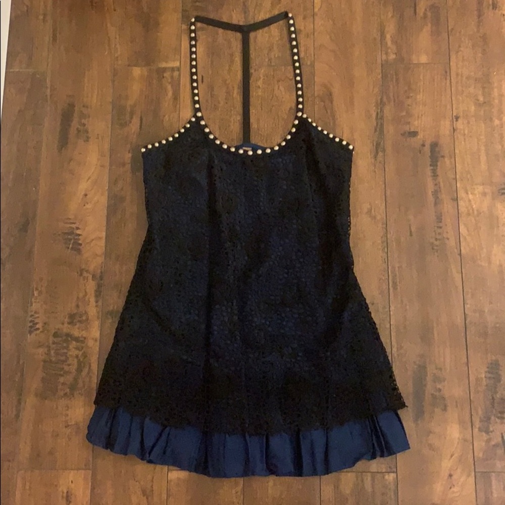 Free People crochet stud dress